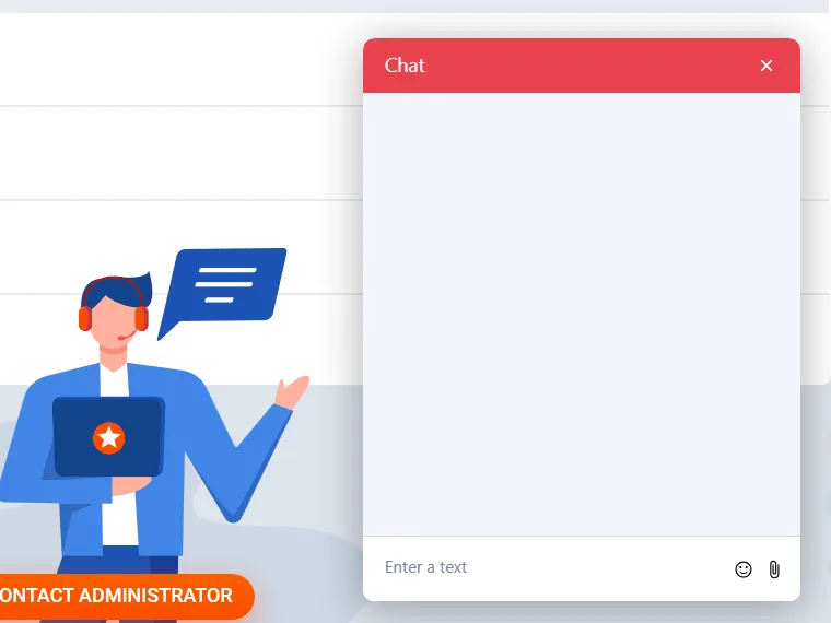 Okno živého chatu podpory Mostbet na stránce kontaktů